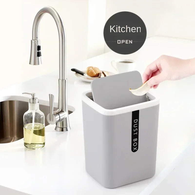 Mini papelera creativa de plástico para escritorio, para el hogar, la mesa, la oficina, artículos diversos