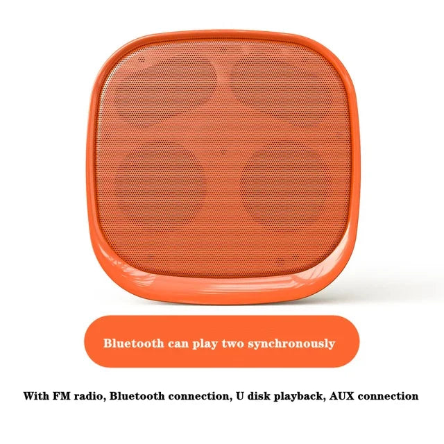 Altavoz Bluetooth de pared con interconexión TWS, batería incorporada de 4400 mAh, estéreo portátil, subwoofer estéreo envolvente 3D inalámbrico.