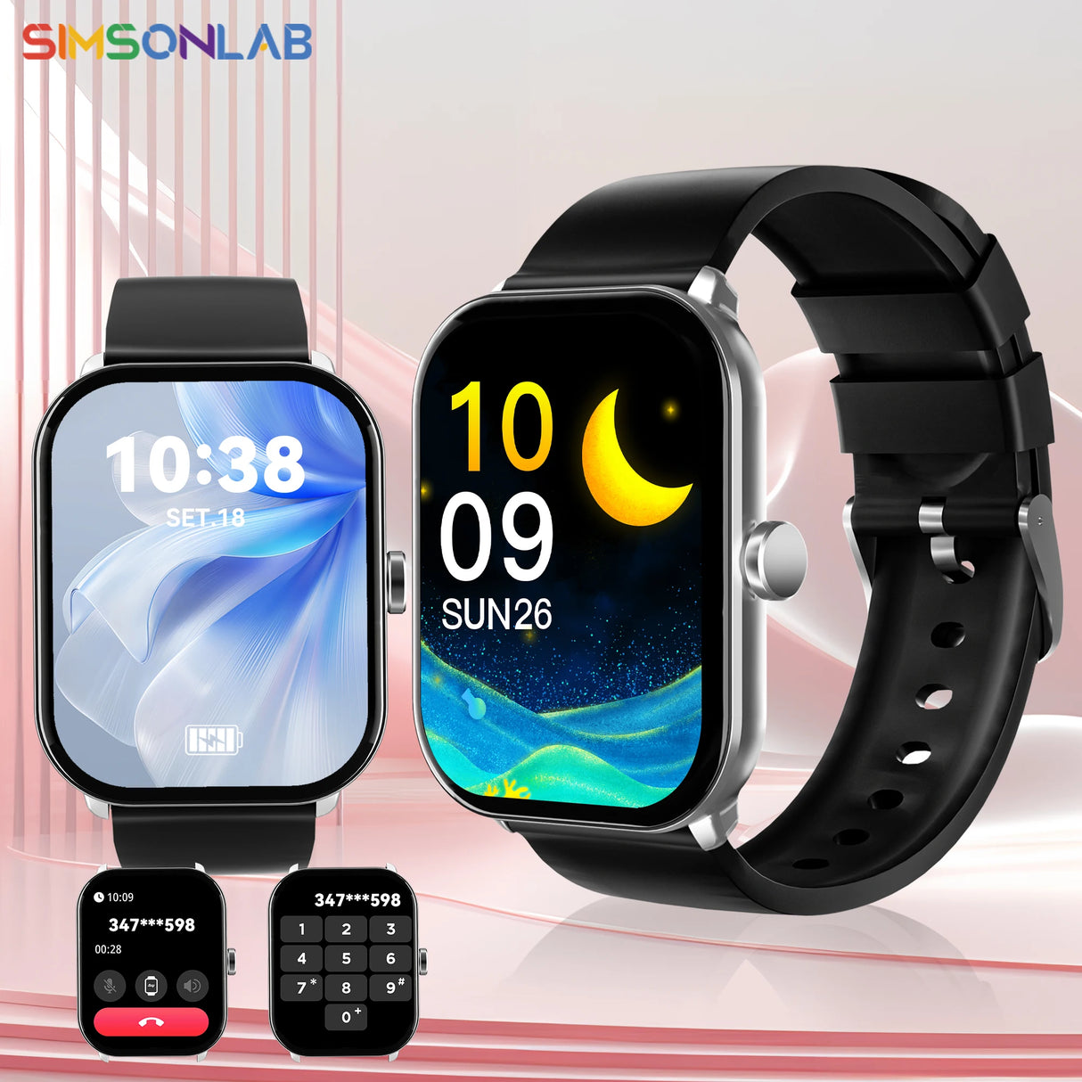 Reloj inteligente Xiaomi para hombre y mujer, pantalla grande de 2,01 pulgadas, resistente al agua, cámara, múltiples modos deportivos, llamadas Bluetooth