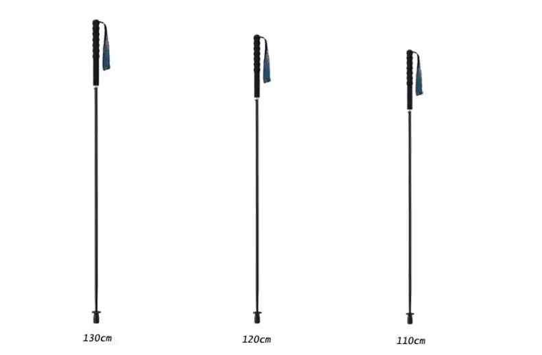 110g Ultra Light Weight Trekking Poles Folding Hiking Sticks Portable Carbon Fiber Collapsible Nordic Walking Cane Sticks Bags - Lootquake
