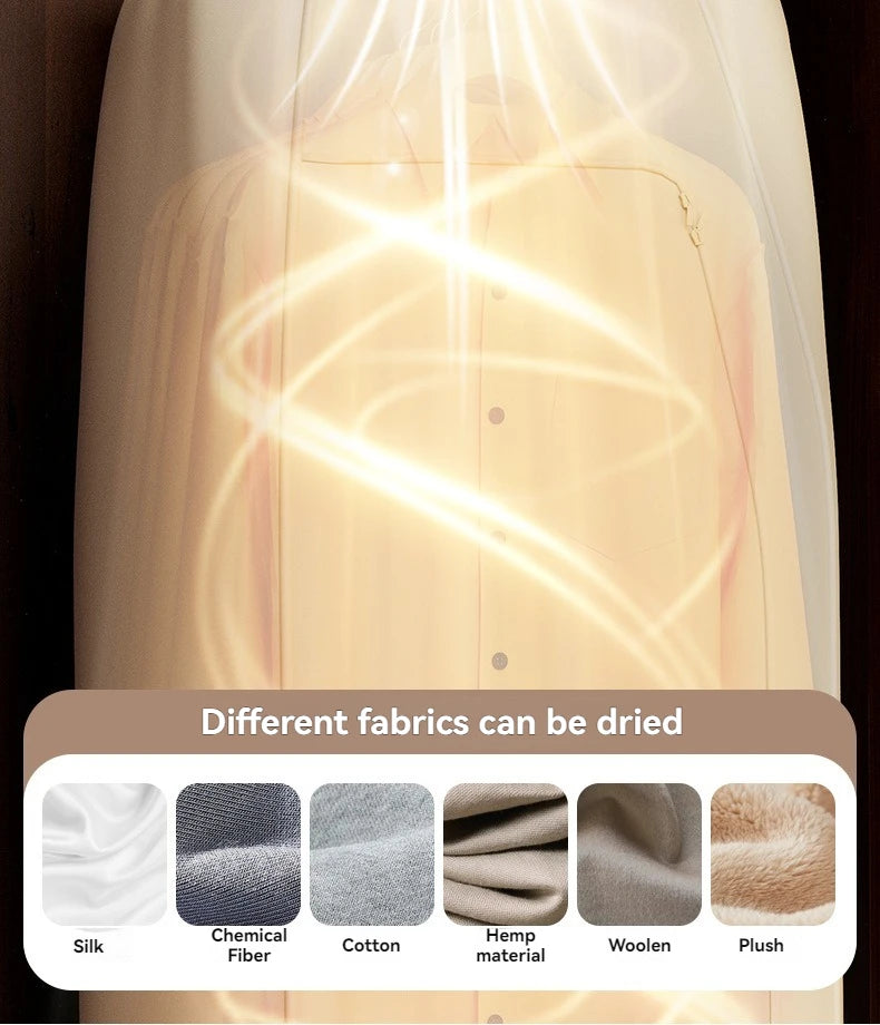Mini sèche-linge portable pliable et électrique, intelligent, à séchage rapide et minuté, avec sac de séchage, compact et de voyage