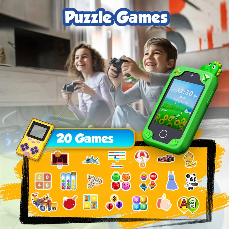 New Mini Phone Children Toy Musical Unicorn Dinosaur Baby Mobile Camera MP3 Player Educational Toys Kids Christmas Birthday Gift - Lootquake