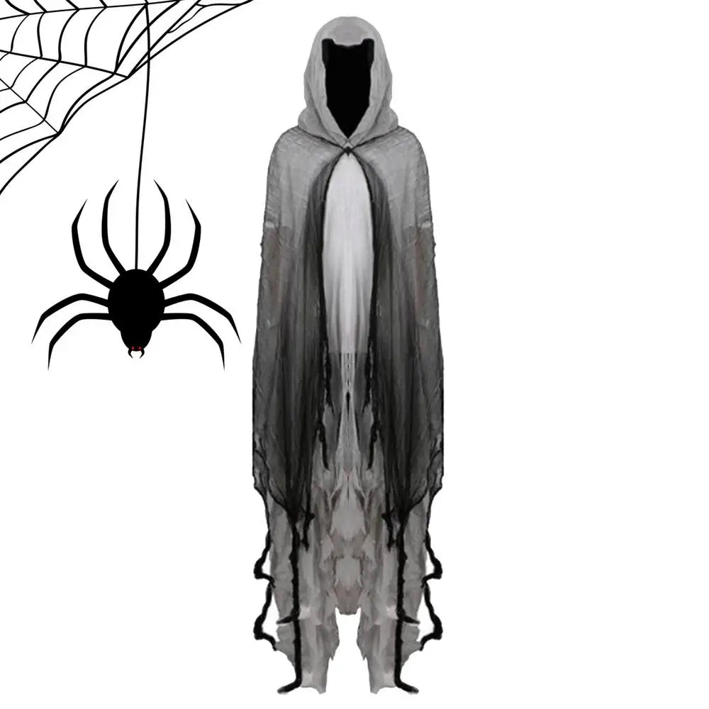 Halloween Cape Unisex Halloween Ghost Dementors Cosplay Costume Horror Dress Up Cape Halloween Horror Costume Cloaks Props