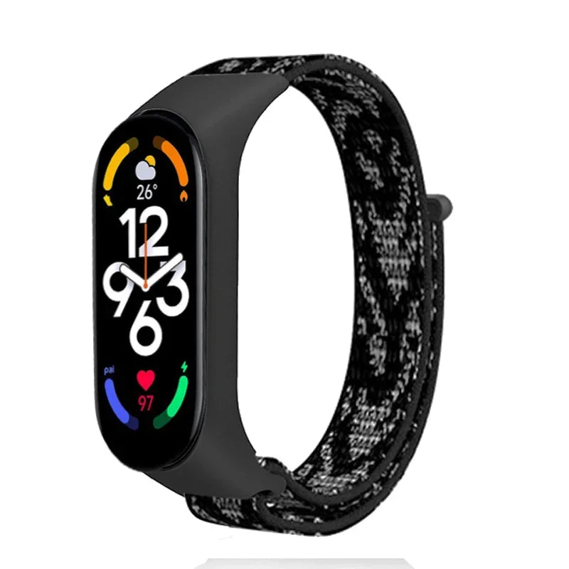 Correa de nailon para Xiaomi Mi Band 7-7 NFC, repuesto de pulsera deportiva para Mi Band 7, 6, 5, 3 y 4