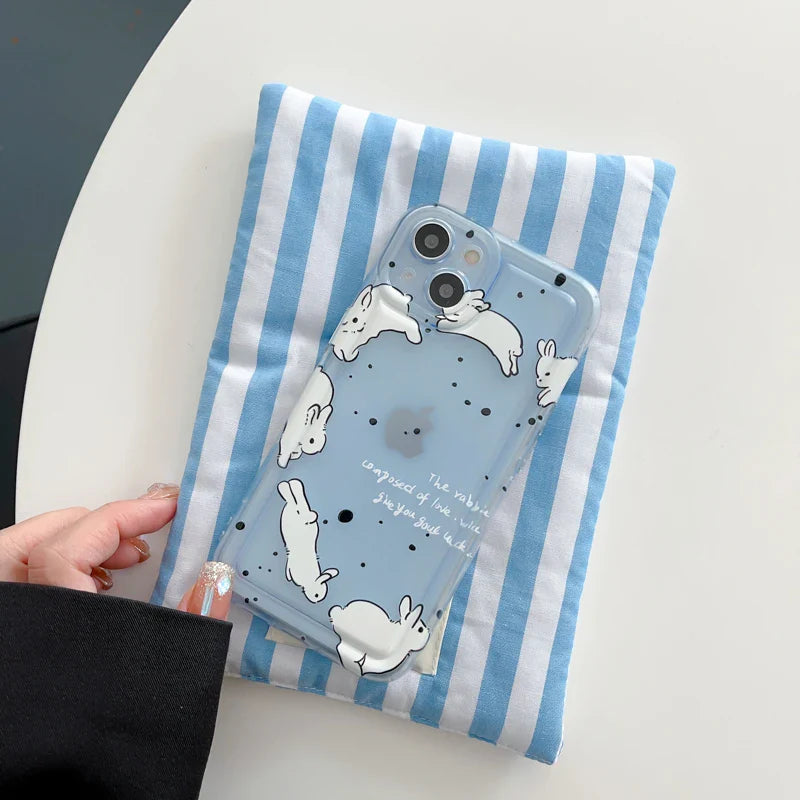 Funda blanda para teléfono Run Rabbit Caroon Grip Tok Holder