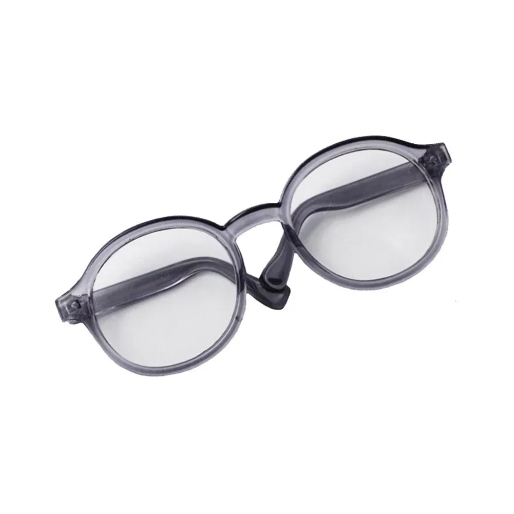 Lunettes en plastique transparentes Labubu de 6,5 cm pour poupées BJD 1/8, 1/6, 1/3 et 1/4, pour Labubu MSD SD Plush et EXO Doll