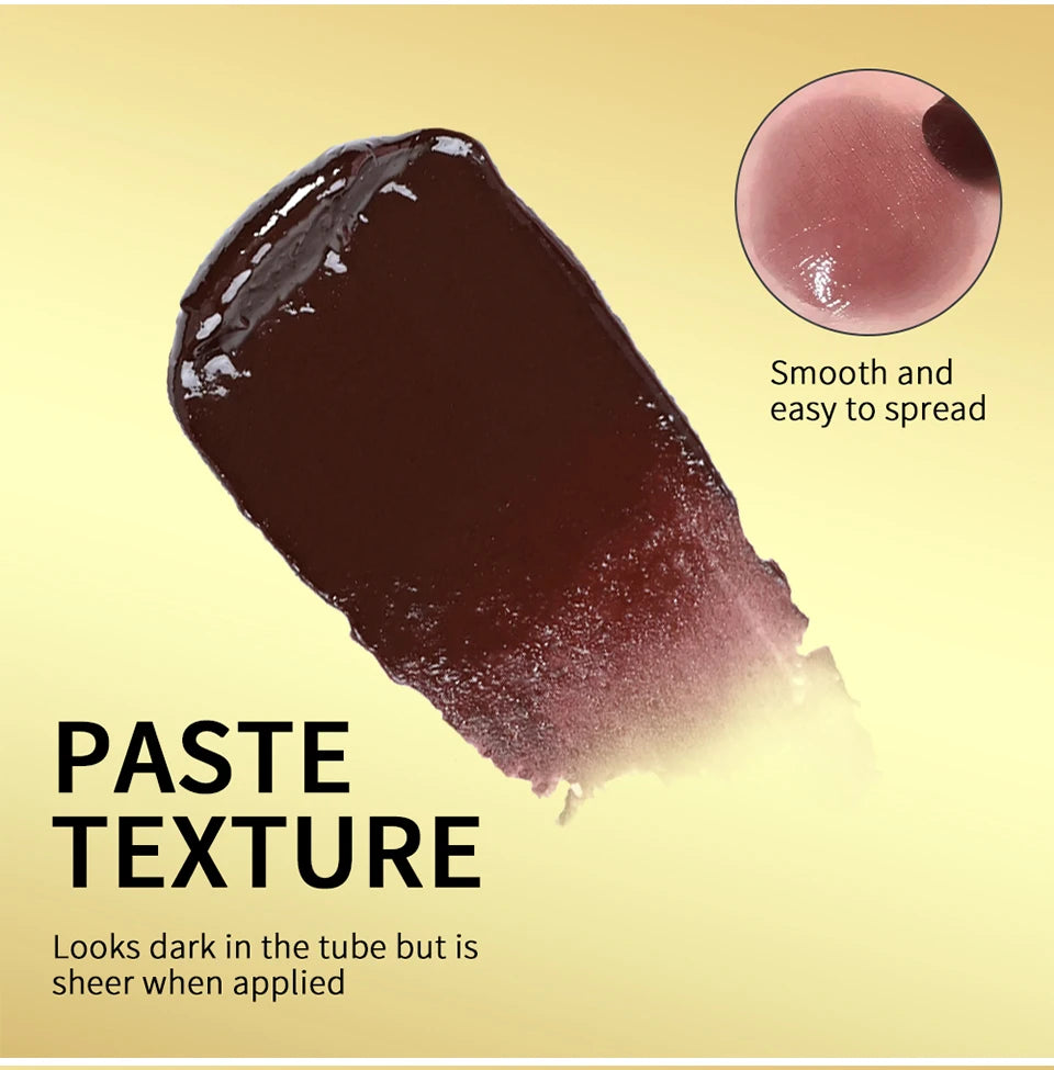 Lápiz labial de miel negra, hidratante de larga duración, voluminizador de labios natural, maquillaje, brillo voluminizador de labios, cosméticos, exfoliante para labios.