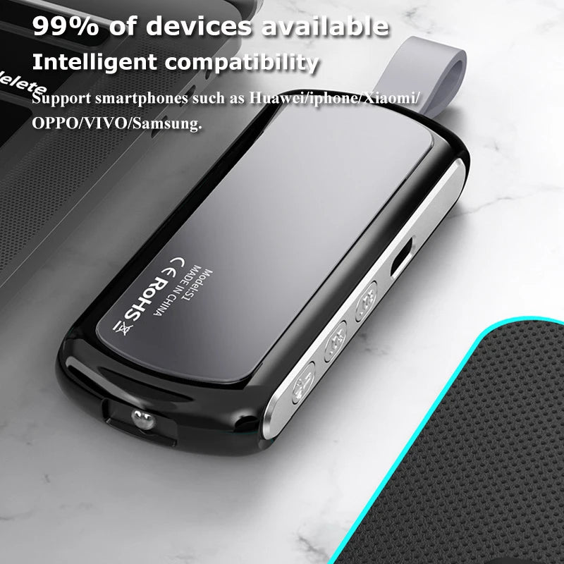 Enceinte sans fil à conduction osseuse Bluetooth 5.2, réduction du bruit sous l'oreiller, lecteur de musique stéréo avec lampe de poche, sommeil