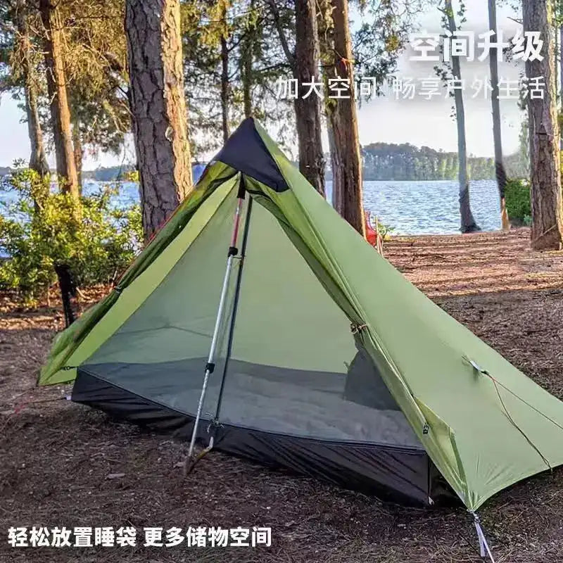 3F UL Gear Lanshan1 Ultralight Tent 3/4 Season Portable Backpacking Tent for 1p Double Layer Tent for Camping, Climbing, Hiking - Lootquake