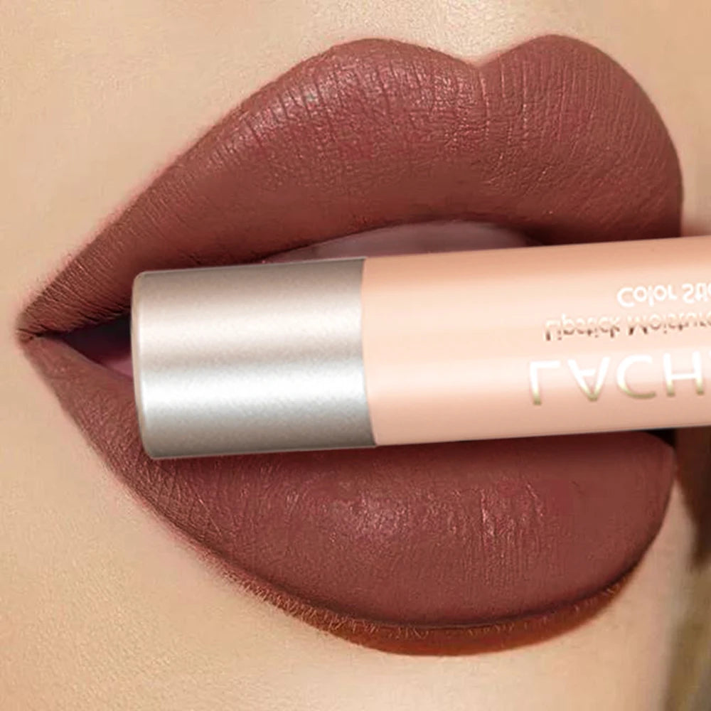 Long Lasting Hydrating Lipstick - Natural Look, Creamy Texture, All Skin Types Compatible, High Pigment Range with Brown, Moistu