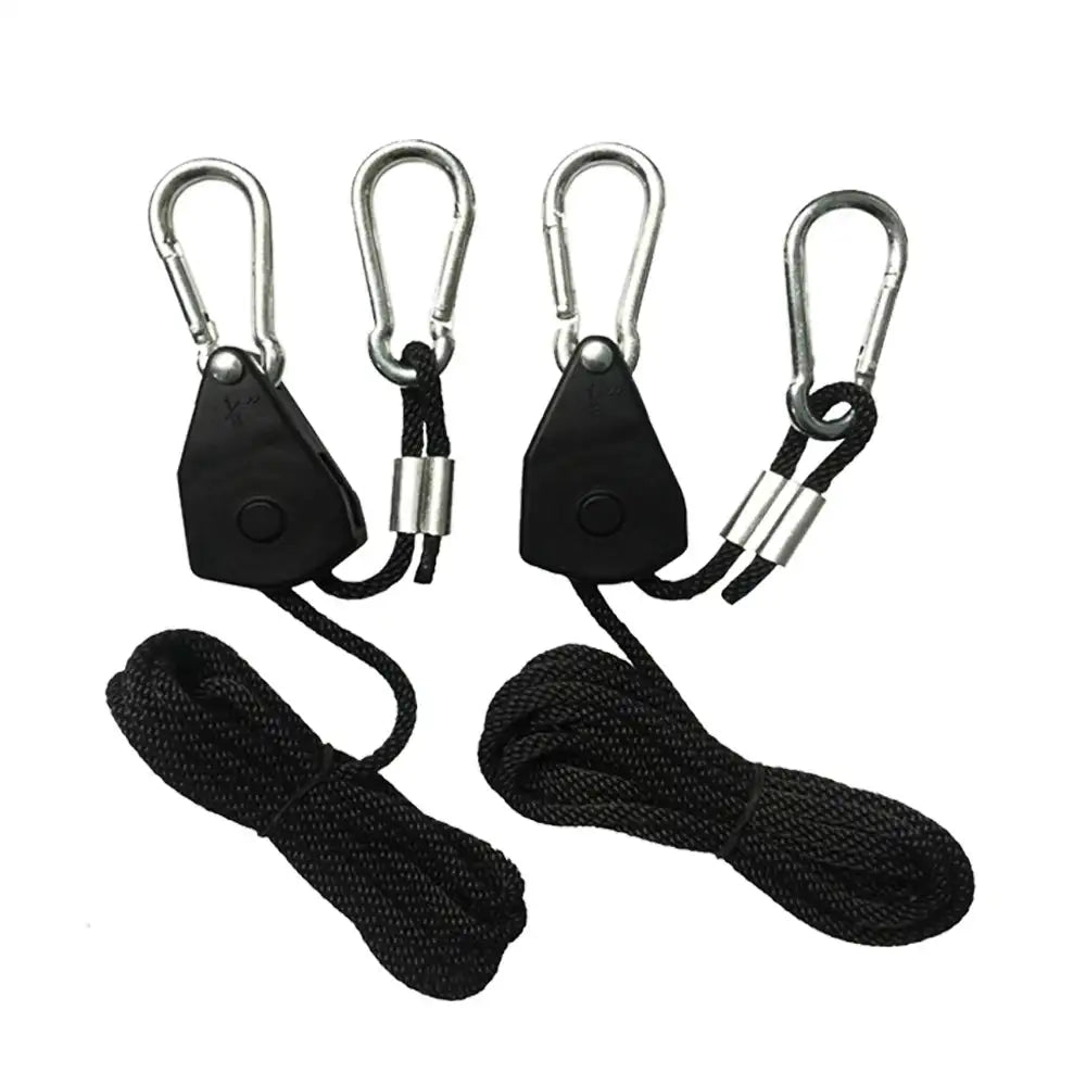 Lanyard Hanging 1/8" Grow Tent LED Grow Light Pulley Rope Ratchet Adjustable Rope For Room Box Growing Light Greenhouse Fixtures - Lootquake