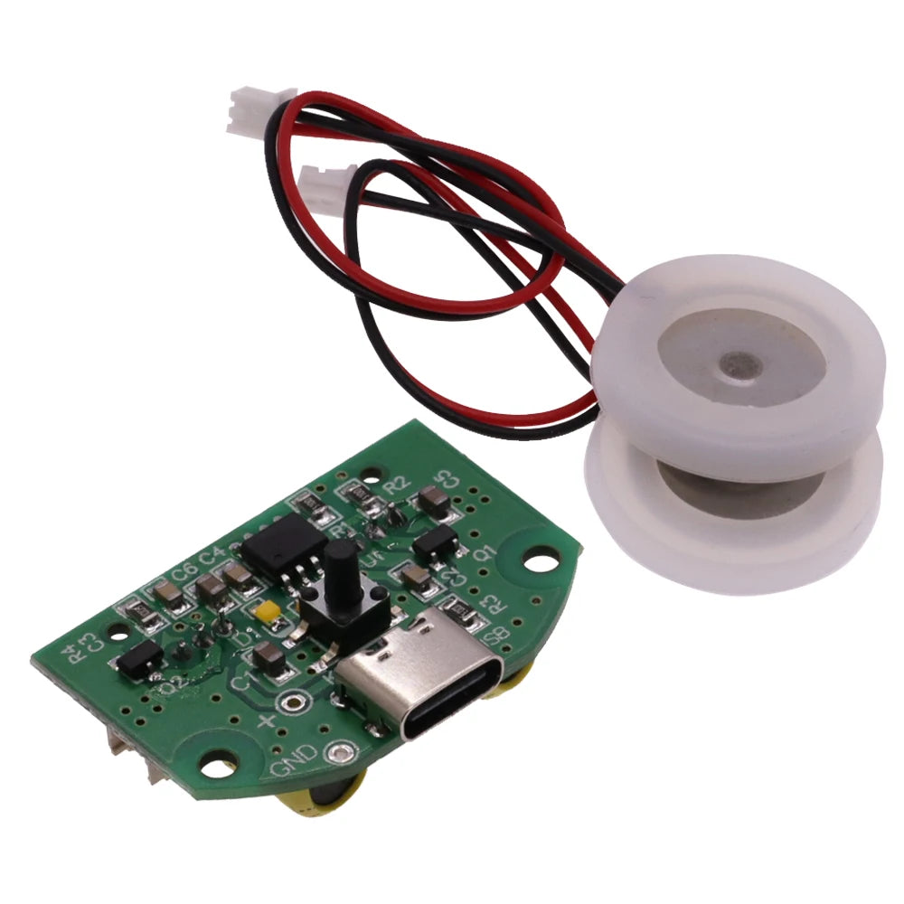 TYPE-C USB Mini Humidifier DIY Kits DC 5V Mist Maker And Driver Circuit Board Fogger Atomization Film Atomizer Sheet Oscillating
