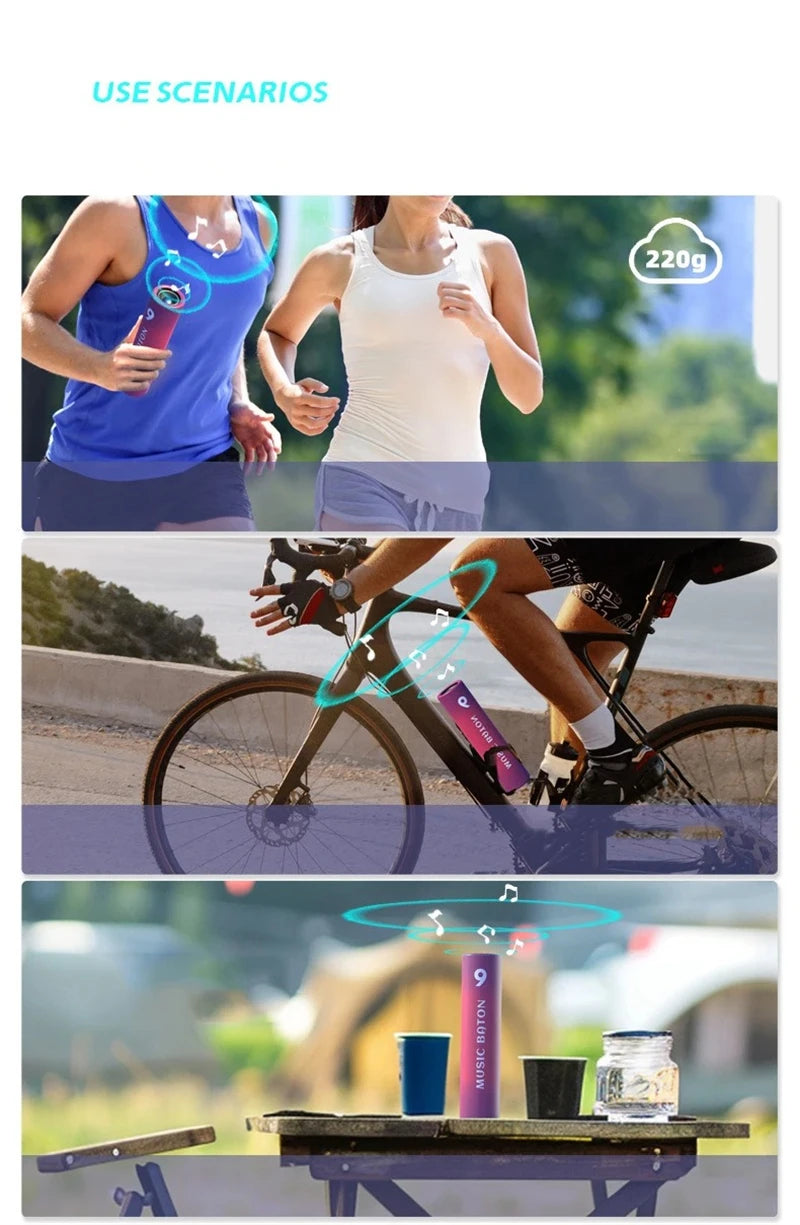 Enceintes Bluetooth 5.2 portables : caisson de basses sans fil pour l'extérieur, avec radio et batterie externe 2 000 mA.