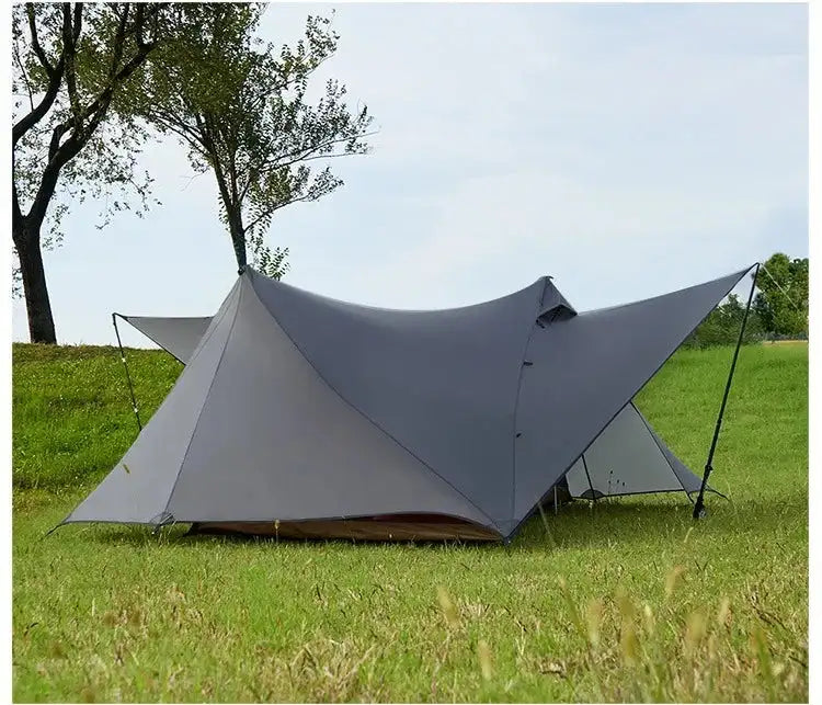 ASTA GEAR Yun Chuan double-sided silicon-coated double A pyramid 15D nylon rodless camping hiking outdoor tent - Lootquake