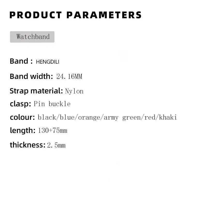 For TIMEX Tide Canvas Convex Strap Male Compass Bracelet T2N721 T2N720 TW2T76500 TW2T76300 Nylon Watchband 24*16MM Wristband - Lootquake