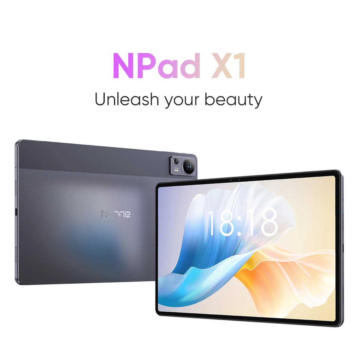 Tablette N-one NPad X1 MTK G99 8 cœurs 10,95 pouces Android 13 Charge rapide 8 600 mAh MAX 16 Go 128 Go 2 000 x 1 200 FHD 4G LTE Support L1