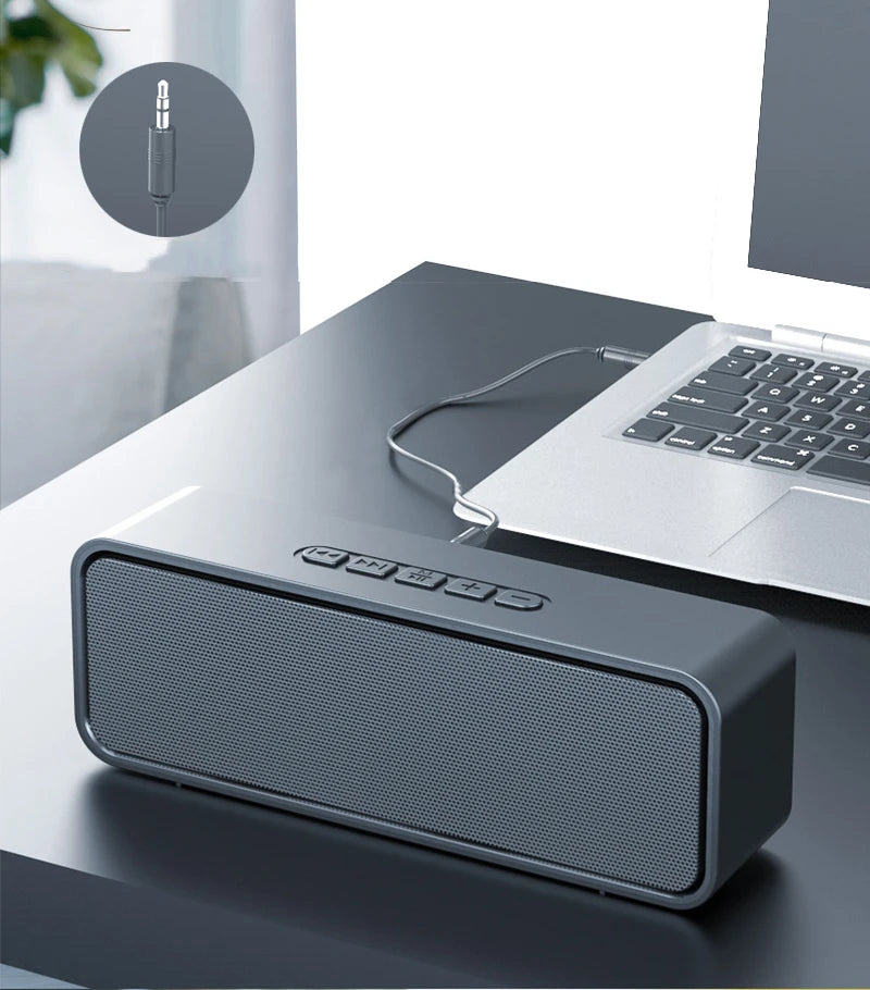 S11 Altavoz Bluetooth Pequeño Reproductor de Música Estéreo USB Tarjeta TF Hogar Deportes al Aire Libre Portátil Teléfono Móvil Coche Subwoofer Batería Grande