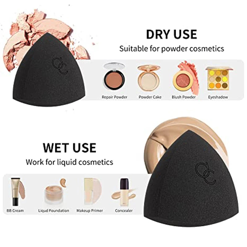 Docolor Makeup Foundation Sponge Face Makeup Cosmetic Puff Powder Beauty Egg Facial Soft Tools Accessories Ball Bevel Cut