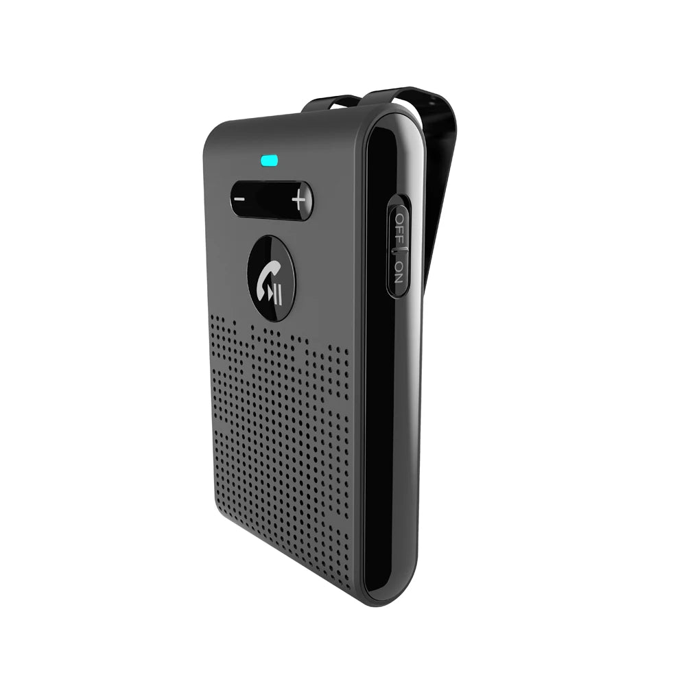 Altavoz Bluetooth 5.4, kit manos libres para coche, clip para visera, receptor de audio inalámbrico, altavoz, reproductor de música, accesorios para coche