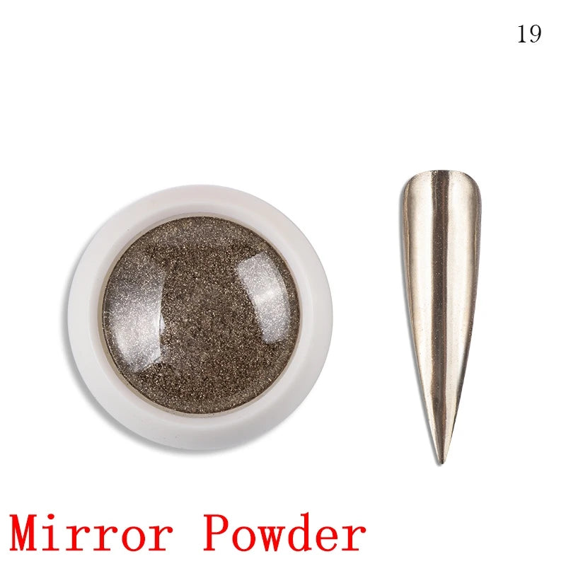 8ml Silver Mirror Metallic Nail Gels Polish UV Soak Off Paint Gel Polish Flower Drawing Gold Superbright Nails Lacquer UV Gel #*