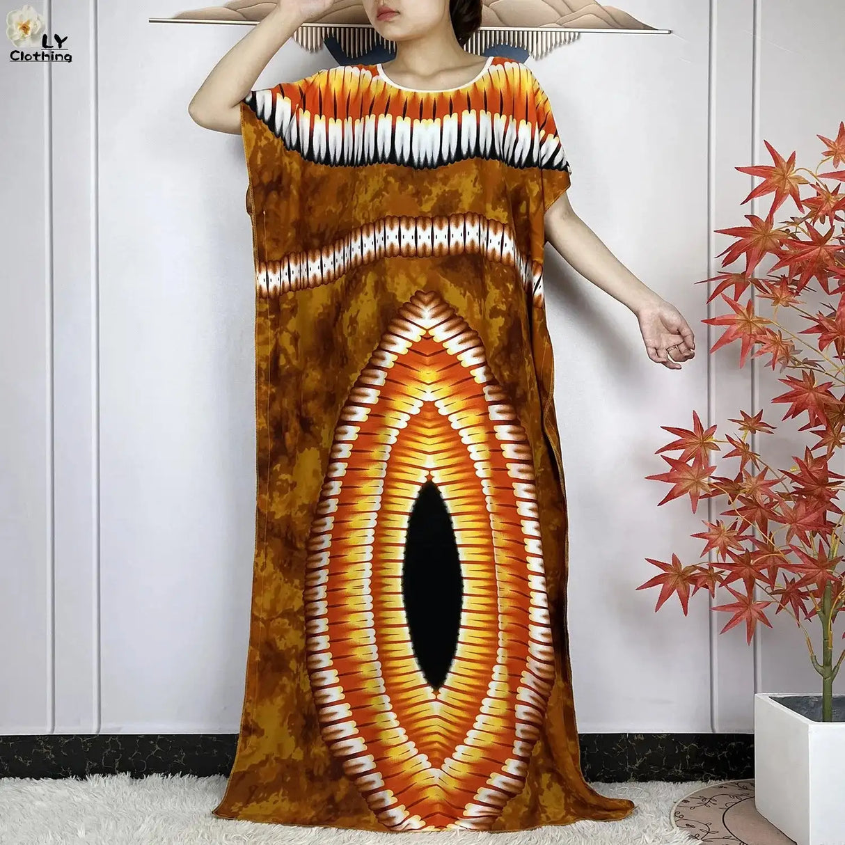 2024 Latest Muslim Sets Women Clothing Cotton Floral Loose Dashiki Long Dress African Abaya Dubai Traditional Islamic Clothing