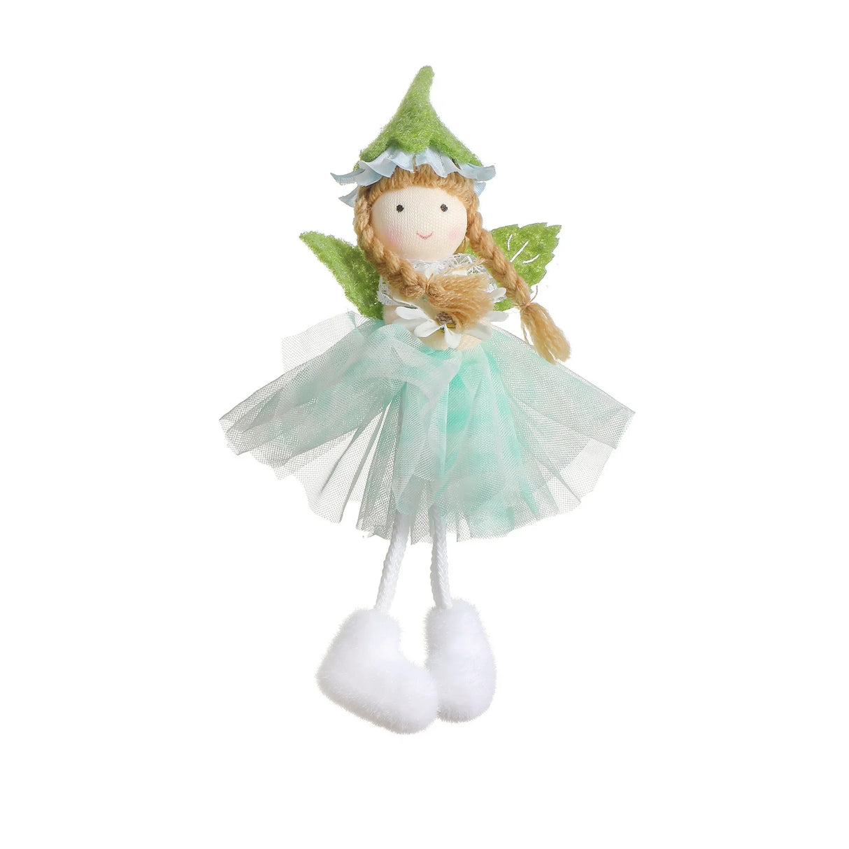2025 Easter Long Legs Flower Fairy Angel Elf Rabbit Dolls Home Hanging Ornaments Spring Easter Party Supplies Kids Birthday Gift - Lootquake