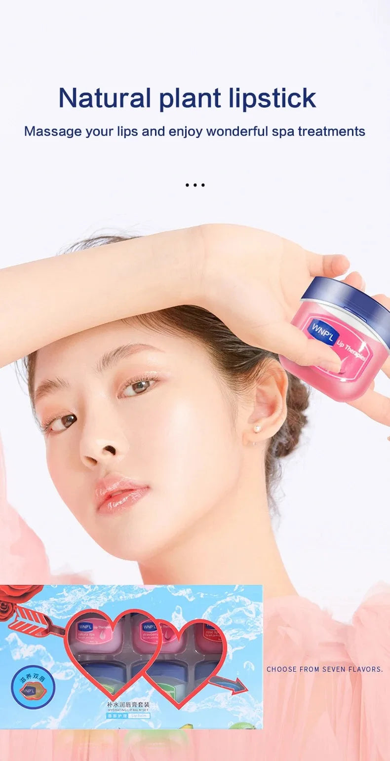 4/6/8 cajas de lápiz labial Vaseline para eliminar la piel muerta, reparar los labios secos, refrescantes, sin olor, evitar que los labios se agrieten, cuidado de los labios