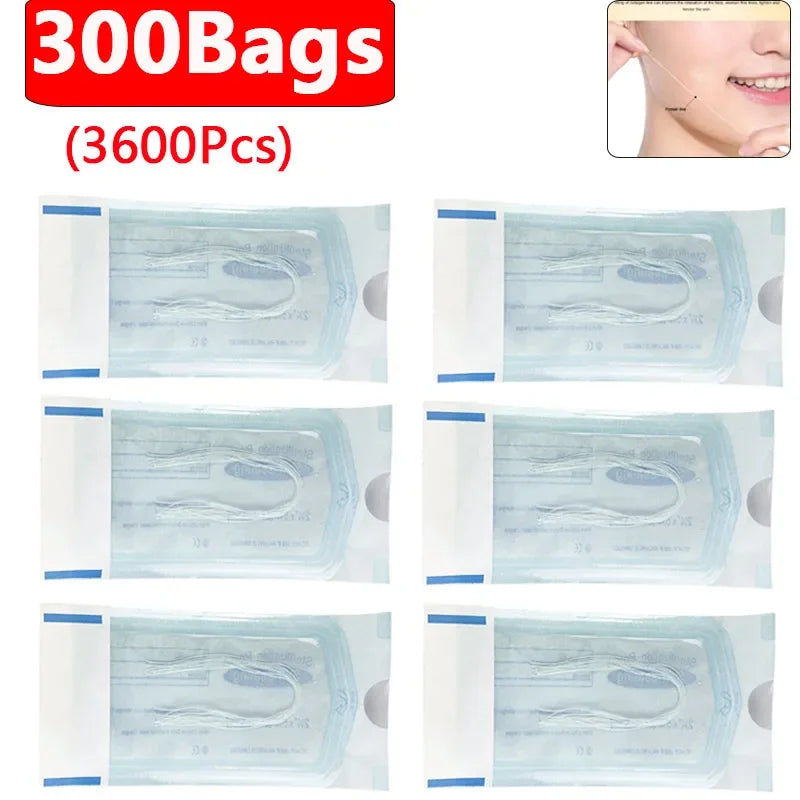 Hilos de colágeno para lifting facial, antiedad, antiarrugas, eliminación de arrugas, esencia tallada, 12-6000 unidades