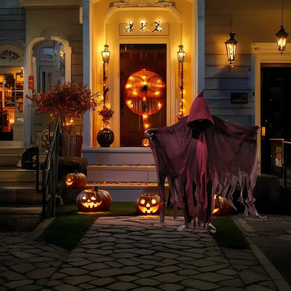 Halloween Cape Unisex Halloween Ghost Dementors Cosplay Costume Horror Dress Up Cape Halloween Horror Costume Cloaks Props