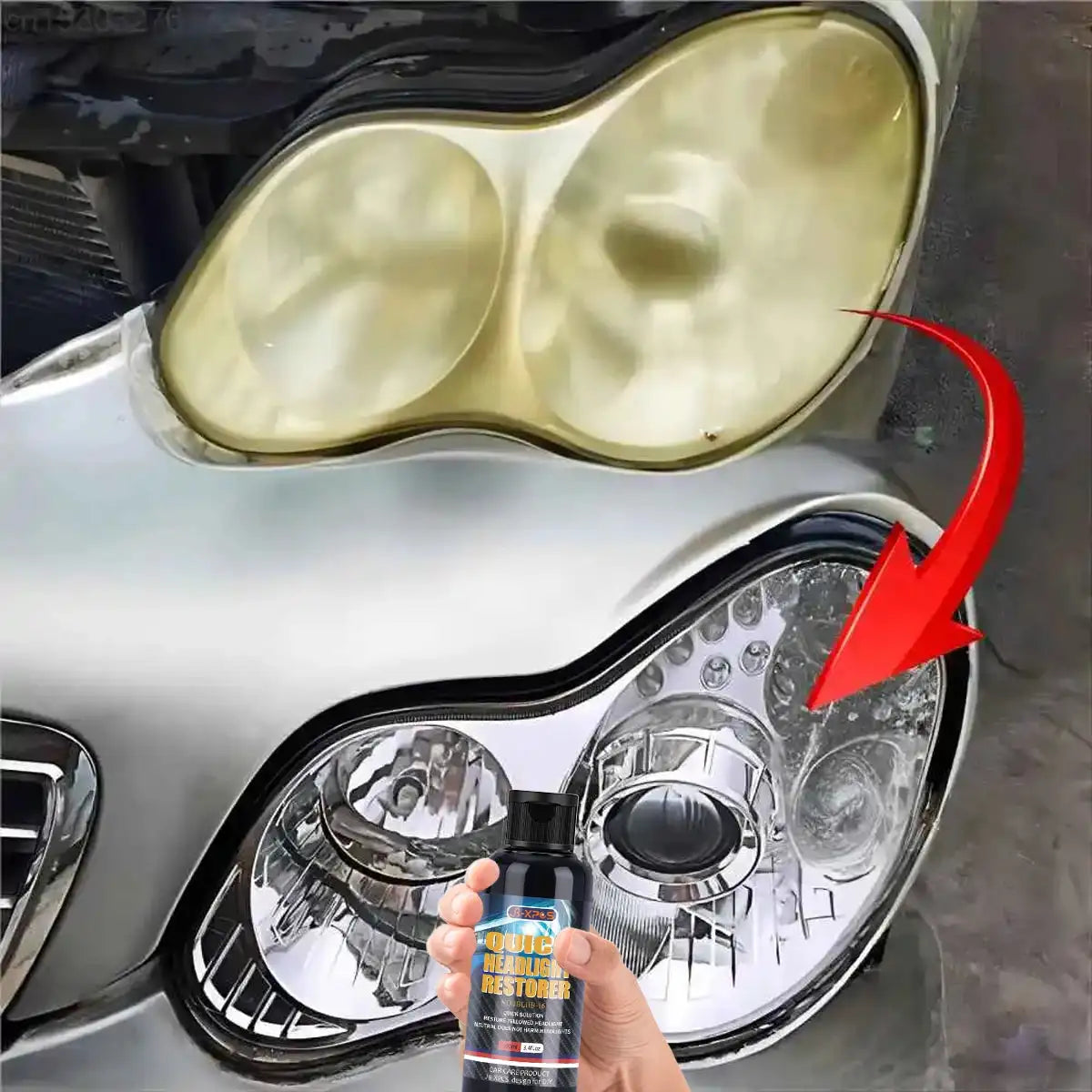Headlight Restoration Polishing Headlamp Scratch Remover Repair Cleaning Paste Remove Oxidation Headlight Polish Liquid LHB-16 - Lootquake