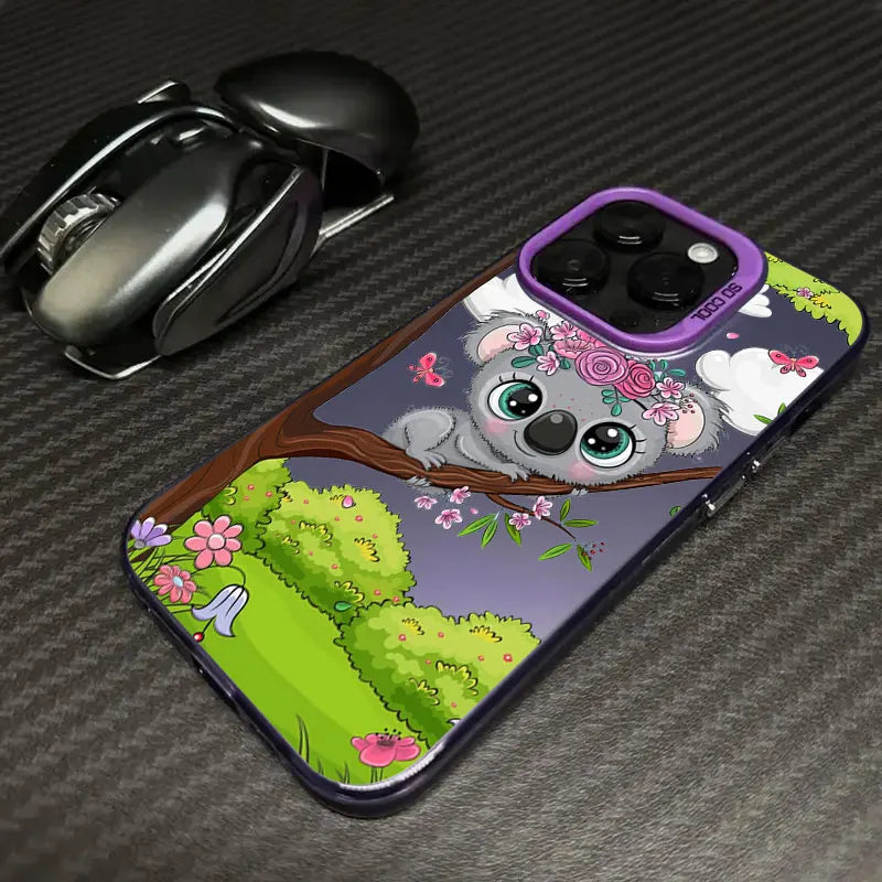 Funda para teléfono con diseño de koala bebé