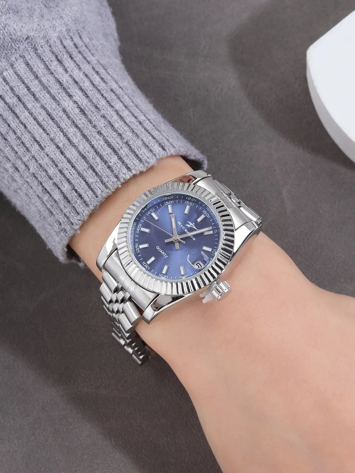 Fashion Woman Simple Quartz Wristwatch Classic Luxury Stainless Steel Watchband Ladies Watches Reloj Feminino WristWatch - Lootquake