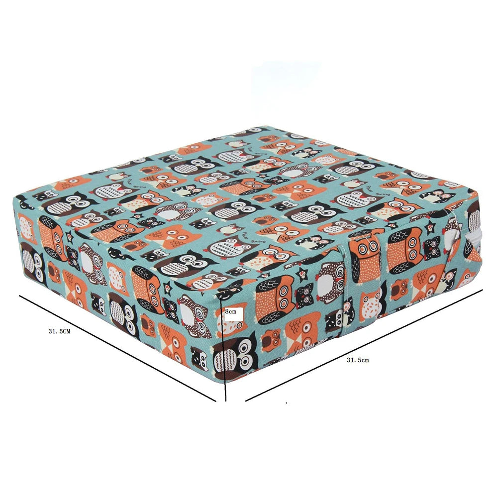 Baby Dining Chair Booster Cushion Removable Kids Highchair Seat Pad Star Chair Heightening Cushion Child Chair Waterproof Seat