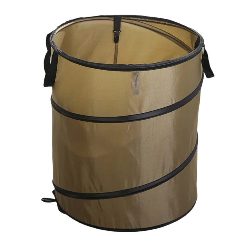 Contenedor de basura plegable para acampar, bolsa reutilizable para desechos de jardín, contenedor de basura portátil, envío directo