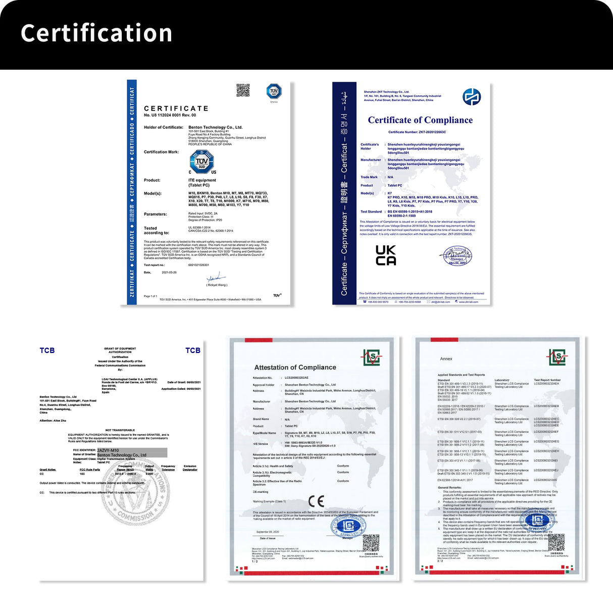 Tablette enfant PRITOM 7 pouces, Android 10, 4 cœurs, 32 Go, Wi-Fi, Bluetooth, logiciel éducatif installé