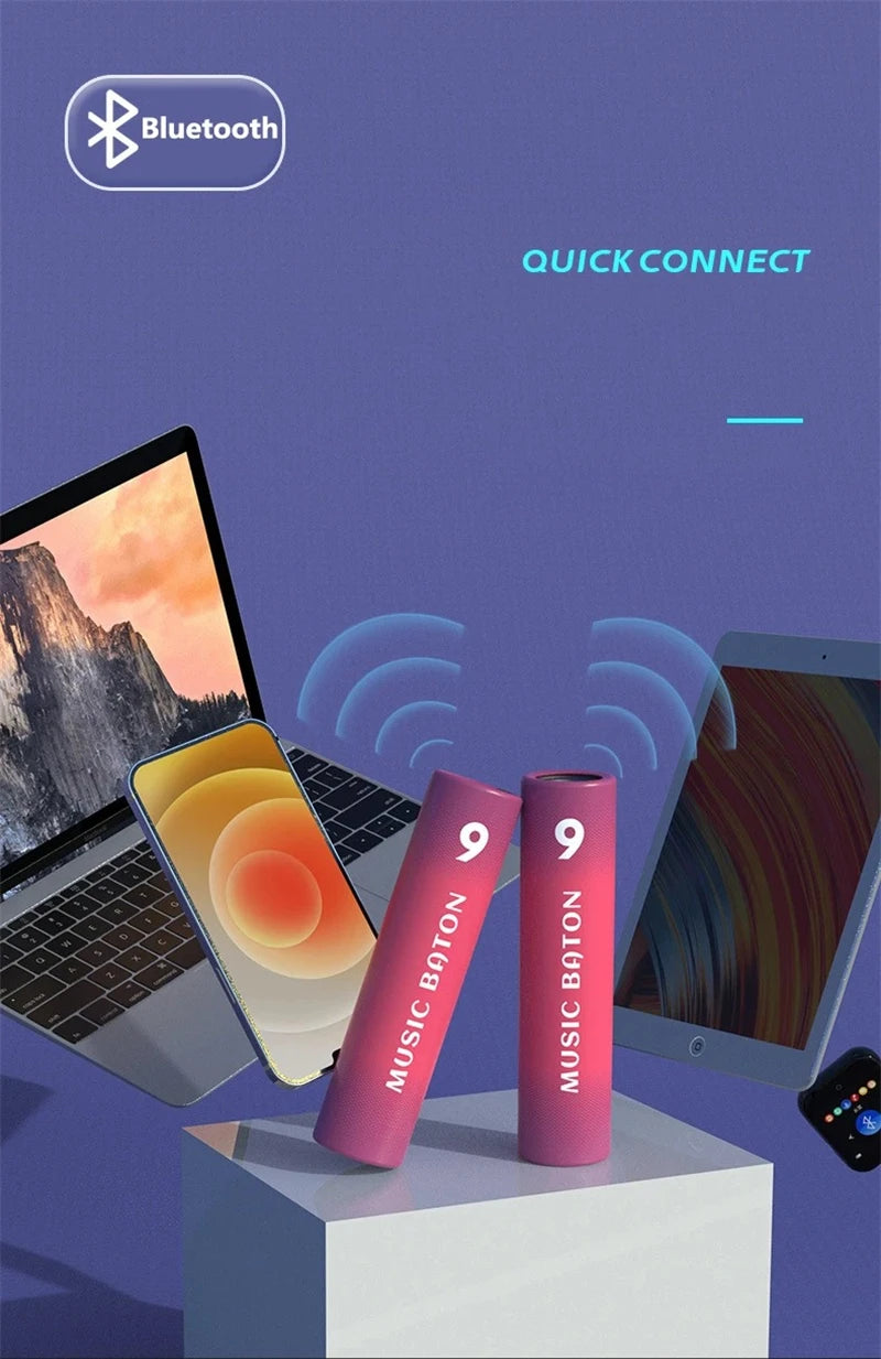 Enceintes Bluetooth 5.2 portables : caisson de basses sans fil pour l'extérieur, avec radio et batterie externe 2 000 mA.