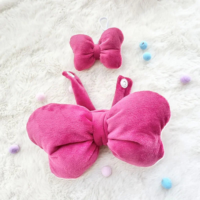 Labubu 17cm Clothes II Idol Dolls Sitting Party The Monster Outfit Accessories Clothing DIY Gift Happiness Angel Bowknot FM28B