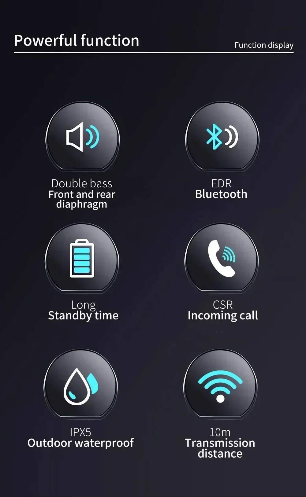 Altavoz Bluetooth TG116c TWS inalámbrico, potente, portátil, para exteriores, subwoofer impermeable, sonido estéreo 3D, llamadas manos libres.