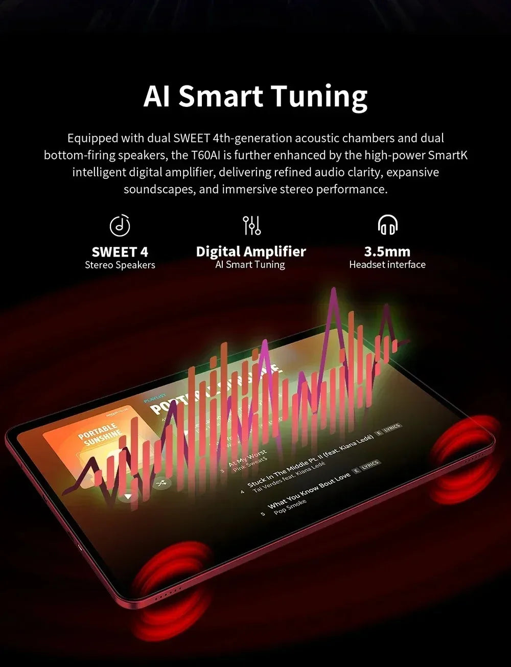 Nouvelle tablette Teclast T60 AI Allwinner A733 Octa-Core 12 pouces 2K HD TDDI écran 6 Go RAM 128 Go ROM Android 15 WiFi6 8000 mAh 13MP + 5MP