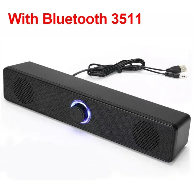 Ordinateur de bureau Bluetooth filaire de haute qualité à double usage Microphone à volume élevé Haut-parleur deux en un Système audio surround domestique