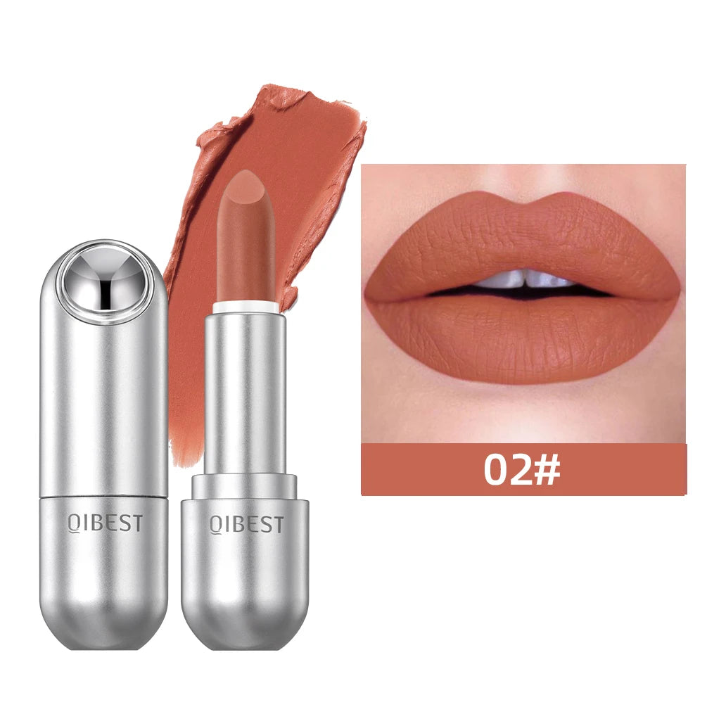 High Quality Professional Lipsticks Nude Matte Lipstick Long Lasting Moisturizing Makeup Sexy Red Lipgloss Tint Lips Cosmetics