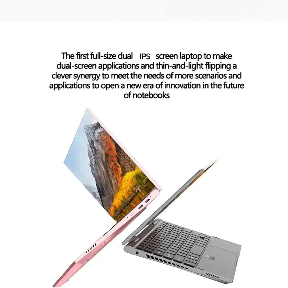2 in 1 Touch Screen 10.95 Inch 360° Flip Laptop Intel N95 Win 11 Pro 16GB DDR5 2TB SSD Metal for Office Gaming Mini Notebook PC - Lootquake