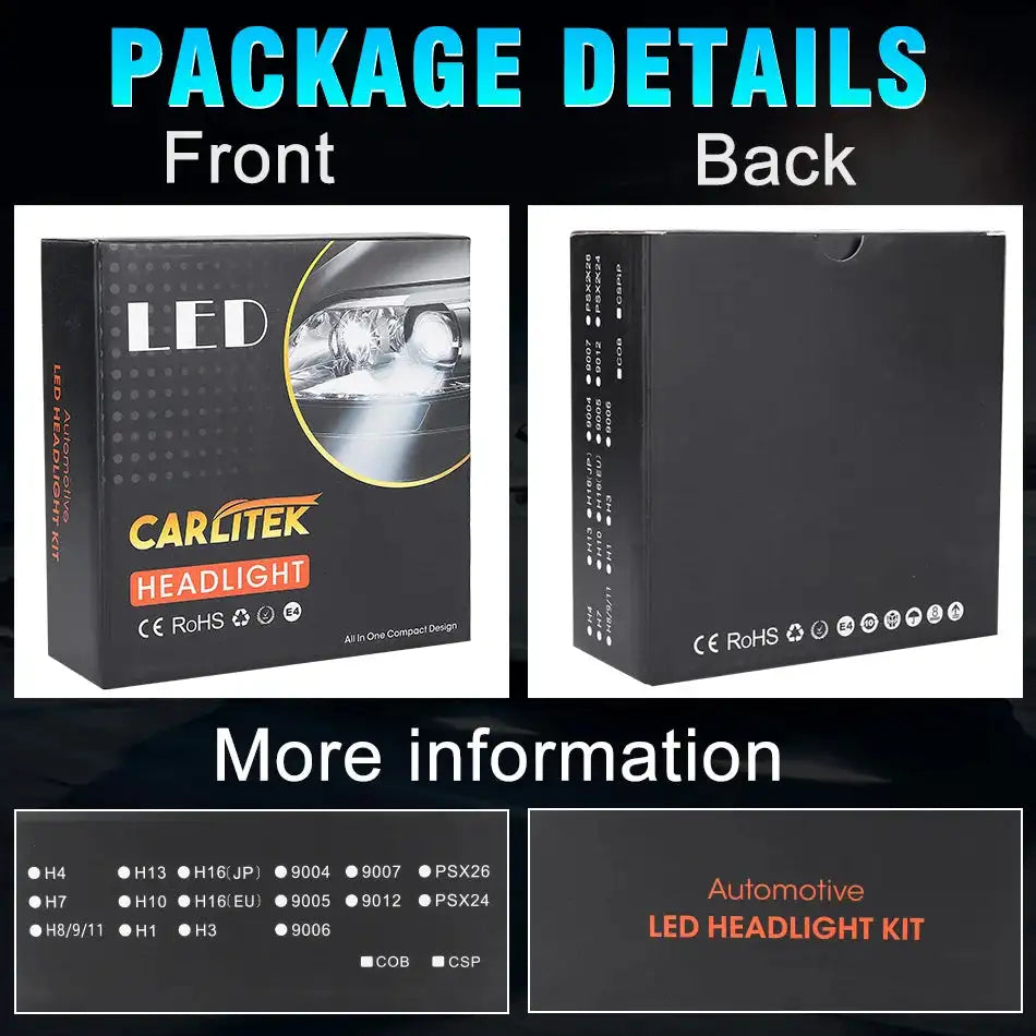 H7 H4 H11 Led Headlight High Power 9084 CSP Canbus H1 H8 9005 HB3 9006 HB4 9012 HIR2 Turbo Lamp Car Led Headlamp Fog Light 6000K - Lootquake