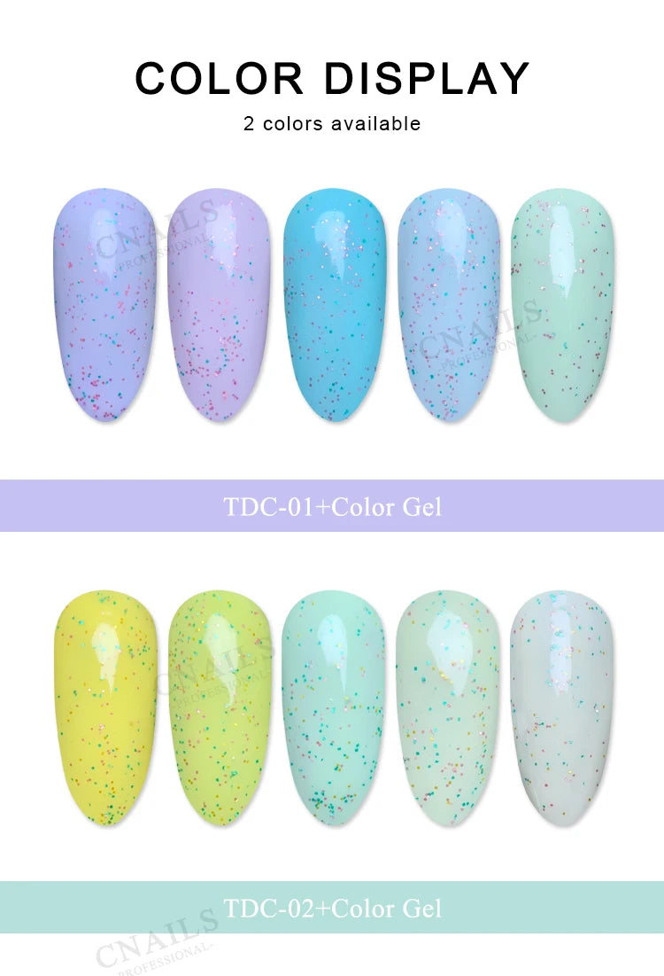 Esmalte de uñas CNails sin necesidad de limpiar, capa superior de gel transparente, capa base de gel, barniz de secado rápido, capa superior UV/LED, accesorios para decoración de uñas, esmalte de uñas mate