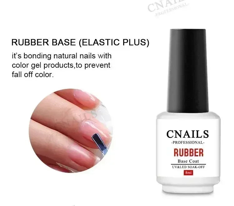 Esmalte de uñas CNails sin necesidad de limpiar, capa superior de gel transparente, capa base de gel, barniz de secado rápido, capa superior UV/LED, accesorios para decoración de uñas, esmalte de uñas mate