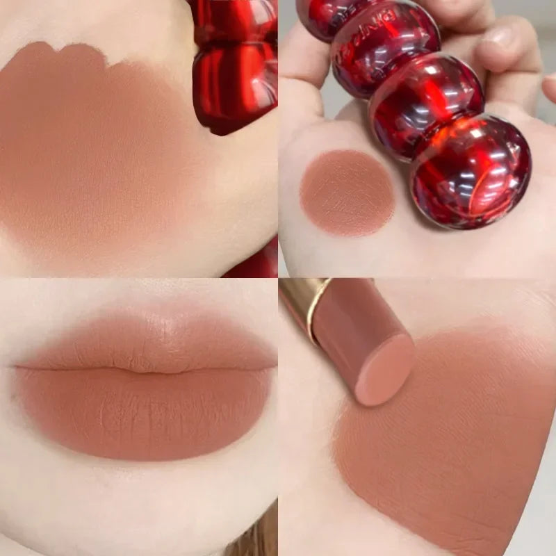 Waterproof Velvet Lipstick Easy To Wear Longstay Lip Stick Lasting Matte Nude Lip Glaze Non-stick Korea Makeup Lip Tint Cosmetic