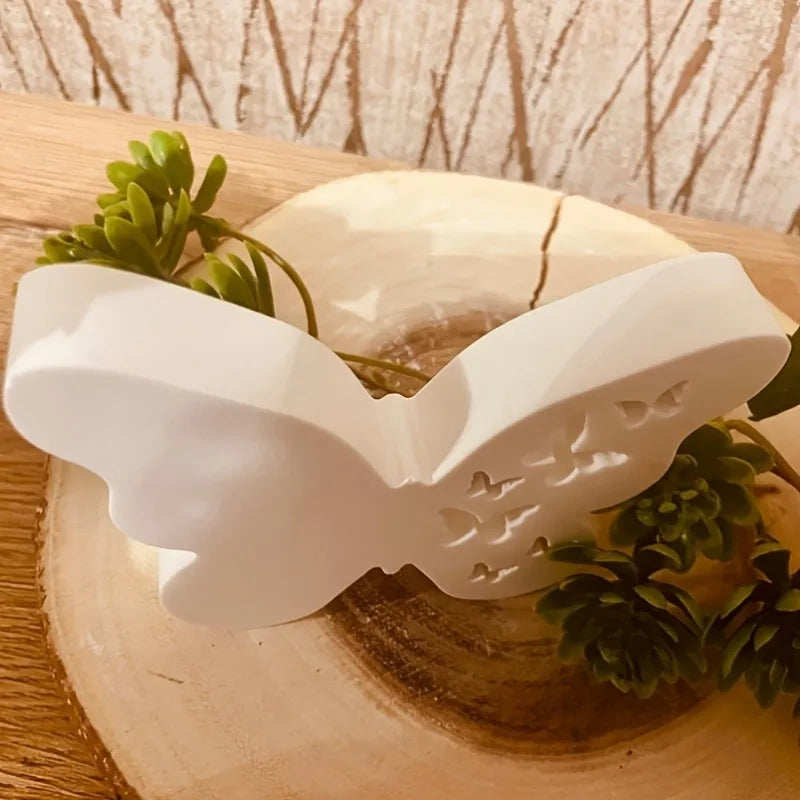 Butterfly Shaped Candle Ornament Silicone Mold DIY Gypsum Cement Concrete Easter Home Decoration Resin Mold Handicrafts Casting - Lootquake
