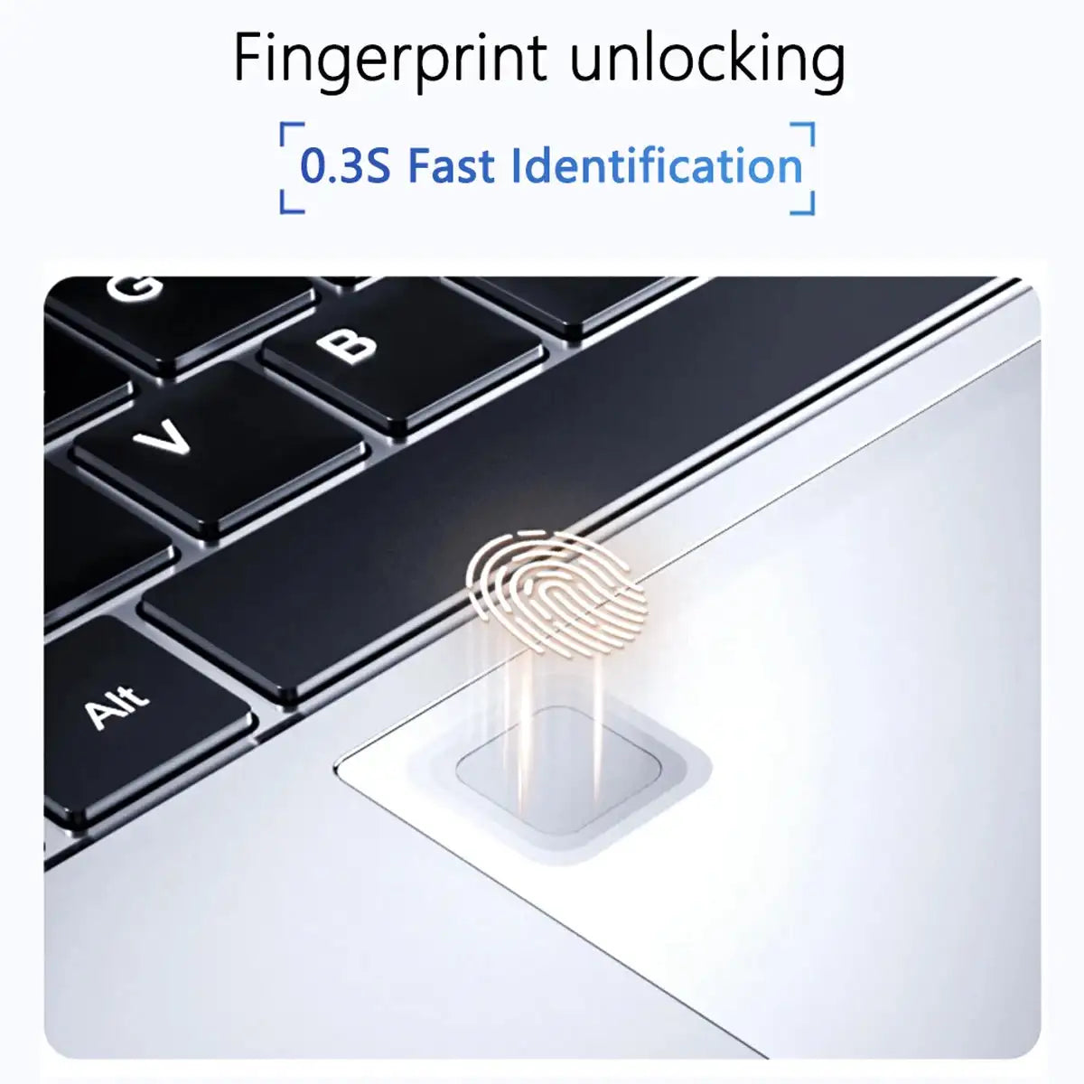 15.6 inch Business Laptop Intel N95 16GB RAM 1024GB SSD Cheap Portable Laptop With Fingerprint Bluetooth Camera for PS Office - Lootquake