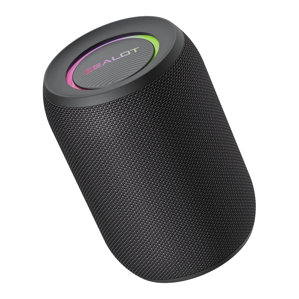 Enceinte Bluetooth puissante Zealot-S32PRO, basses sans fil, éclairage LED, enceintes d'extérieur, caisson de basses, caisson de basses étanche