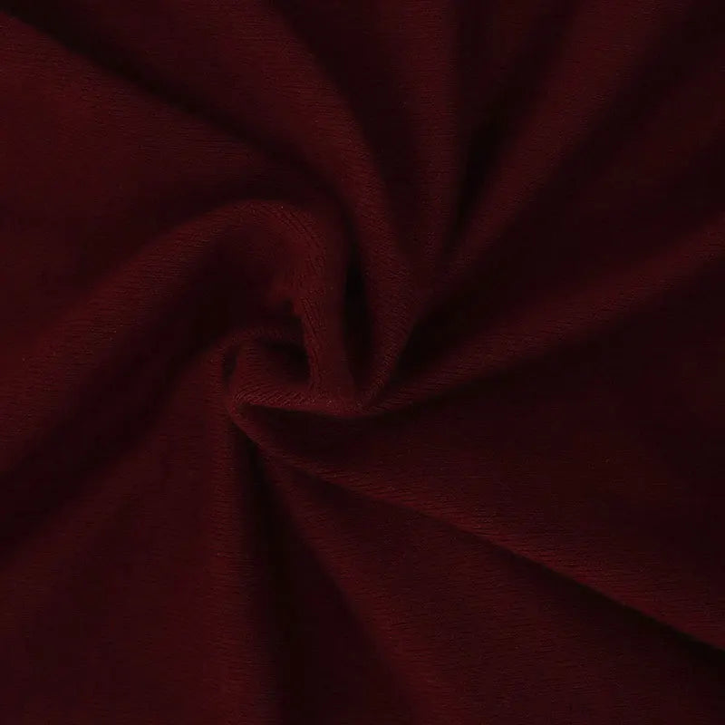 Women Sexy Wine Red T-shirt Sexy Hollow Out Low Chest Top New Streetwear Fashion Long Sleeves Casual Slim Lady Knitted Tees Top - Lootquake